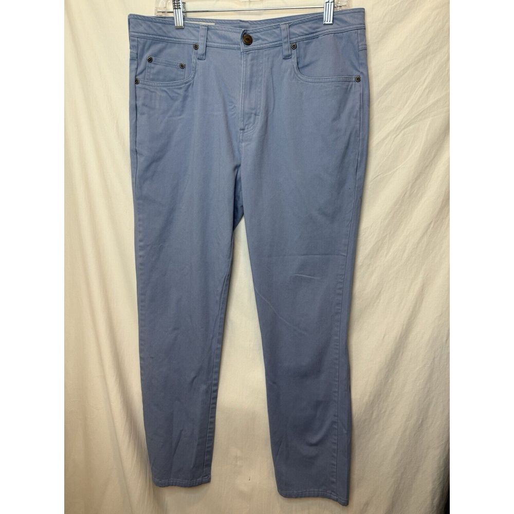 Onward‎ Reserve 5-Pocket Pants Men 34x30 Blue Stretch Tapered Hemmed Easter